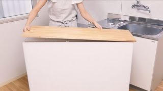 クギ・ネジ・ドライバーがいらない！手作りキッチンカウンターの作り方【セメダインでＤＩＹ】