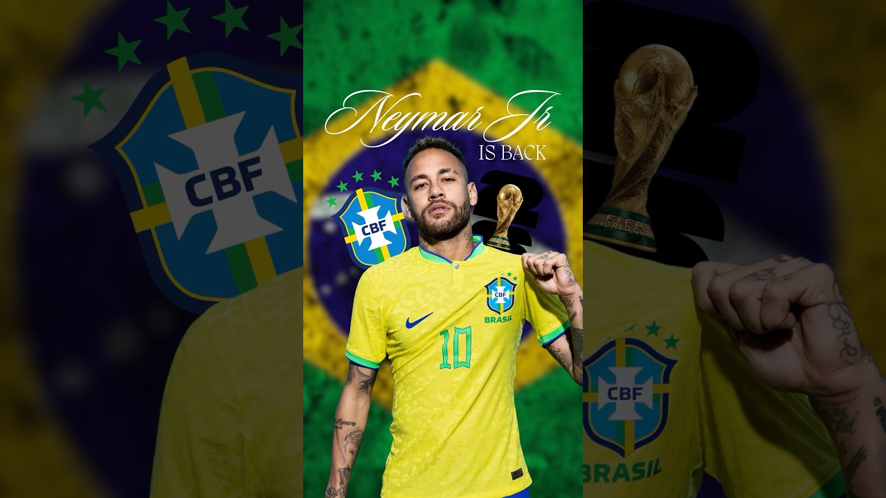 ネイマールが4度目の正直に挑む#海外サッカー #ワールドカップ #ネイマール