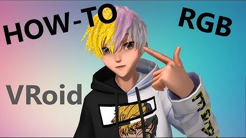 How To VRoid Functional RGB Tutorial & Redeem / Toggle