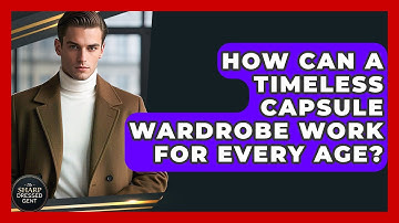 How Can A Timeless Capsule Wardrobe Work For Every Age? - The Sharp Dressed Gent