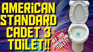 American standard cadet 3 toilet!! by sparkyfireworks 2,013 views 2 months ago 2 minutes, 36 seconds