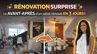 Salon … Métamorphosé Avant/apres