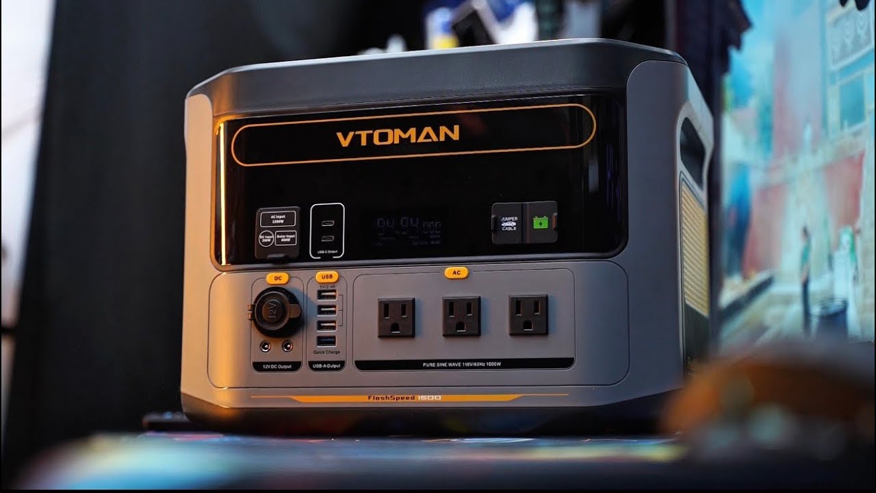The VTOMAN FlashSpeed 1500 Power Station | Fully Charged in 1 Hour