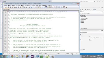OpenCV 2.x and 3.x mat.hpp warning in Code Page 950. Solve by notepad++