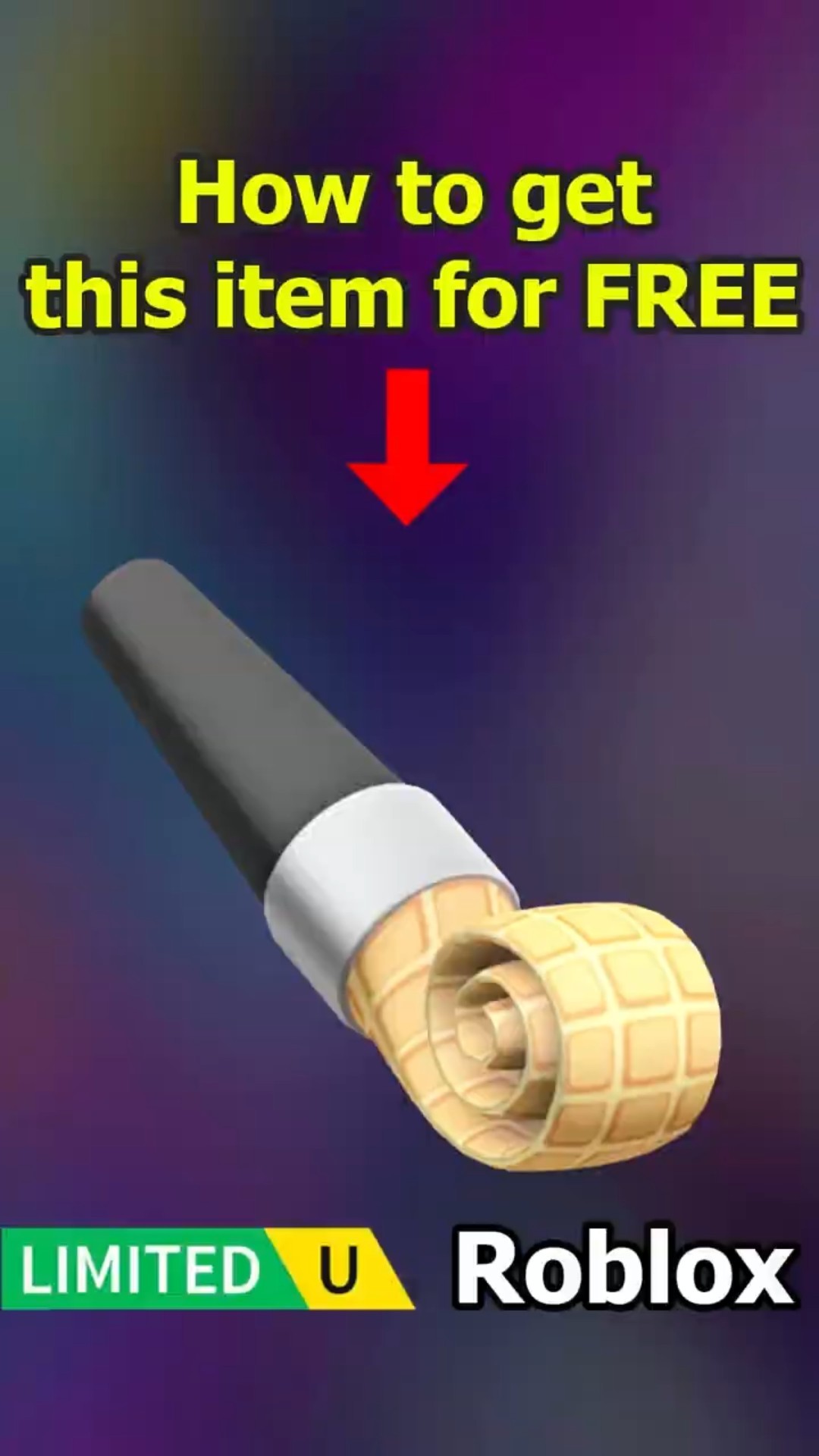 FREE UGC LIMITED HOW TO GET UGC 2026 New Years Waffle Whistle Roblox Oardefault 
