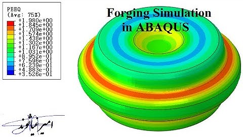 Numerical Simulation of Cold Forging Process in ABAQUS