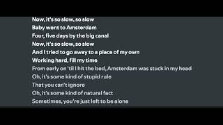 Peter Bjorn and John Amsterdam Lyrics