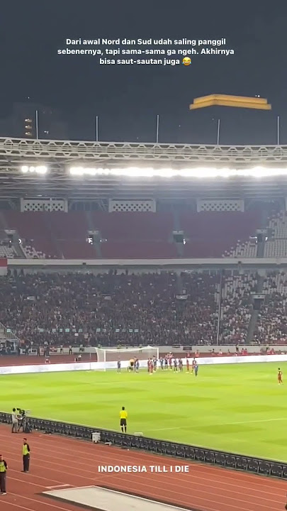chant bareng ultras Garuda dan la grande Indonesia #shorts indonesiatillidie