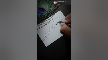 n letter sign #naman#youtubeshorts#shortvideo#shorts#calligraphy#handwriting#signature#viral#art