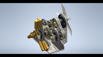 Belt Drive Assembly Steam Engine Animation (Render)