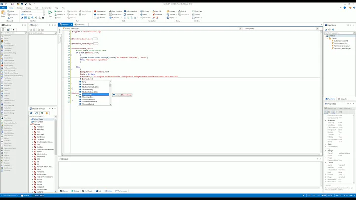 Making a GUI with Powershell Studio to run cmrcviewer.exe with logging