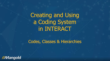 Creating and Using a Coding System in INTERACT