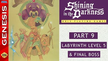 Shining in the Darkness // Part 9 - The Labyrinth Level 5 & Final Boss // Gameplay, No Commentary