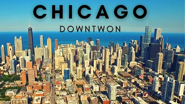 Best View of Chicago Downtown || Skyline Downtown Chicago || Aerial View of Chicago City