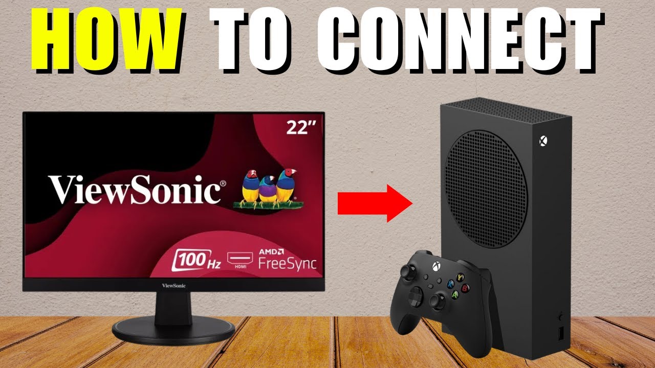 How To Connect ViewSonic Monitor To Xbox - YouTube