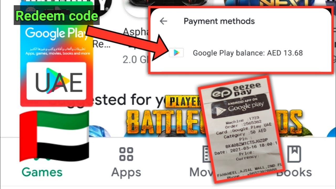 how to link google play store and purchase pubg UC in UC Station event Add  play store balance 2021 - YouTube