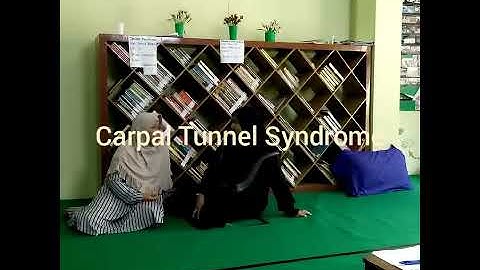 Carpal tunner syndrome sembuh dengan sekali terapi PAZ