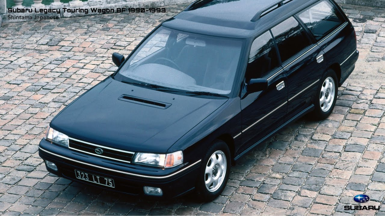 広告を集め) Subaru Legacy Touring Wagon BF CM Japan 1990-1993