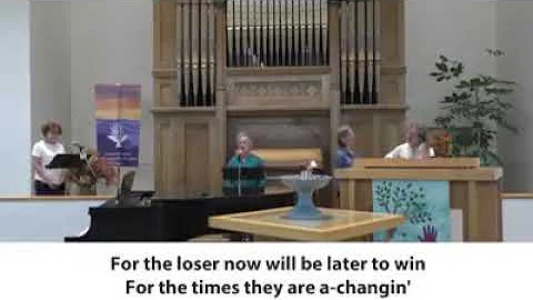 Times They Are A'Changin': Performed by Chaz Barbe...