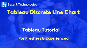 How to Create Discrete Line Chart in Tableau | Tableau Discrete Line Chart  | Tableau Tutorial