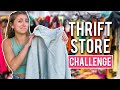 Creating CUTE Outfits from Second Hand Clothes | Thrift Store Challenge: