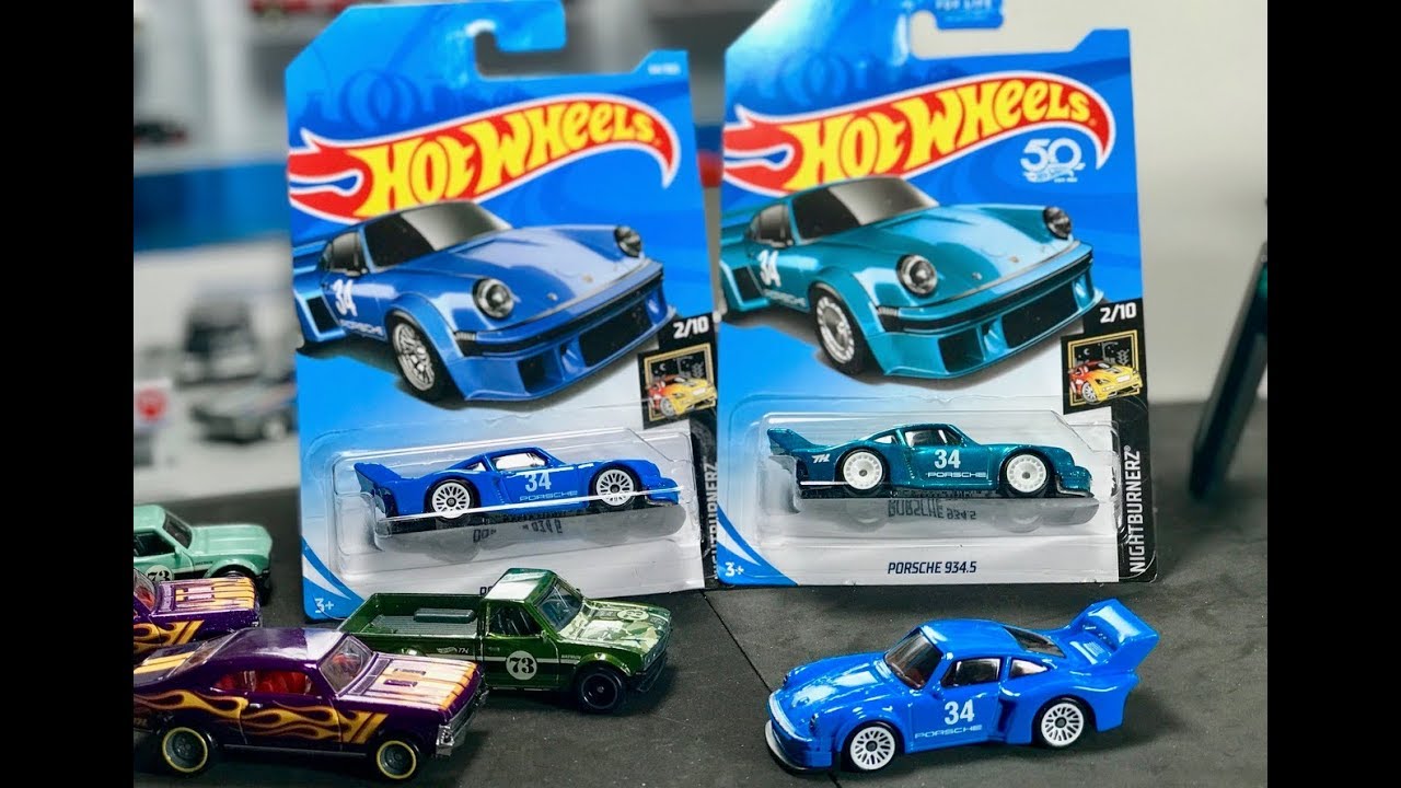 Lamley Super Showcase 18 Hot Wheels C Case Porsche 934 5 Super Treasure Hunt Youtube