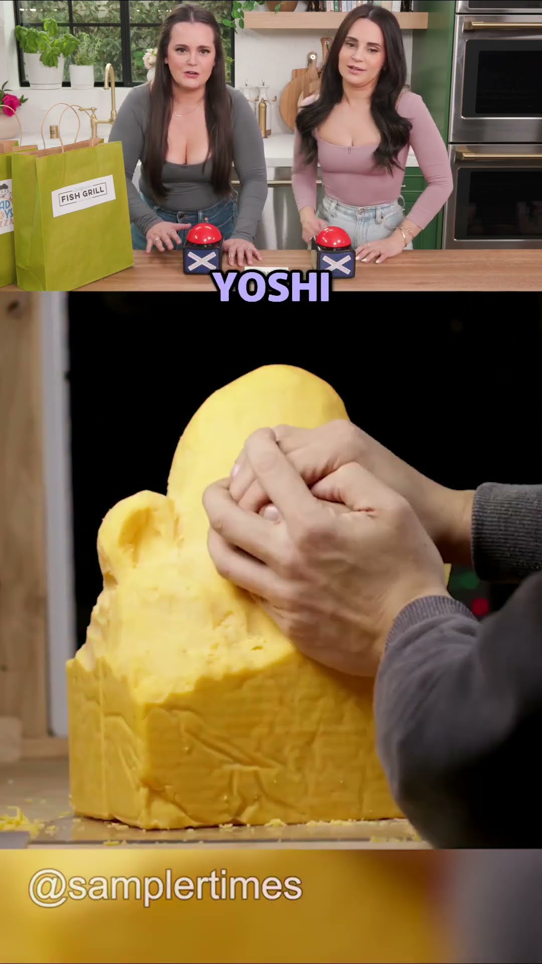 Guess What Hes Making! #fyp #cheese #react #decorating #sculpting #sculpture
