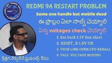 Redmi 9a dead solution #mbt institute Vijayawada