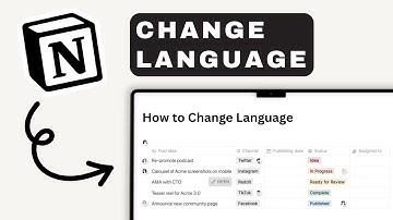 How to Change a Language in Notion | Notion Tutorial (2025)