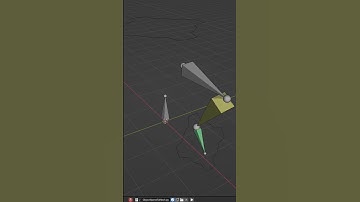 Simplified version of how the gazebo leg works with the IK constraint and bone parenting #blender3D