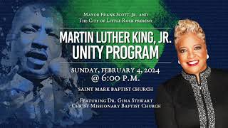 Martin Luther King, Jr. Unity Service, Sunday, February 4, 20234, Saint Mark Baptist Church. by City of Little Rock 78 views 3 months ago 2 hours, 11 minutes