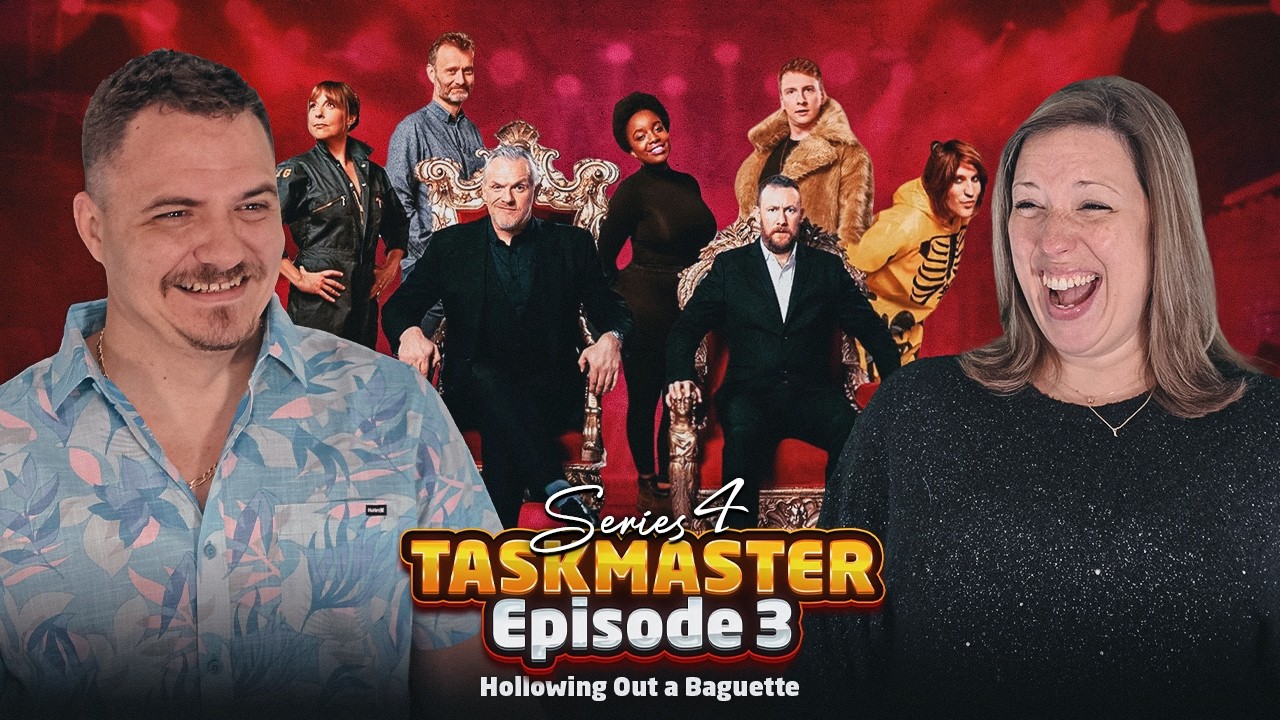 Making a TASKMASTER Movie Trailer! 🎬 Americans React to Taskmaster S4E3