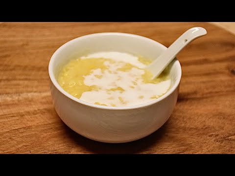 Video Mung bean Pudding with Salted Coconut Cream - youtube