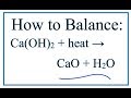 Balancing Chemical Equations Concepts