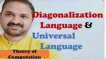 Diagonalization Language in TOC || Universal Language in Theory of Computation || TOC || FLAT