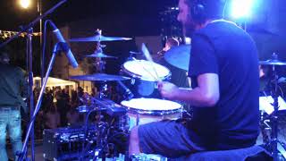 Video thumbnail of "Aurelio Sechi Drum cam live Rimmel (De Gregori)"