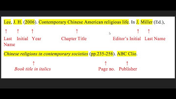 How to cite a chapter in an edited book in APA 7th Edition