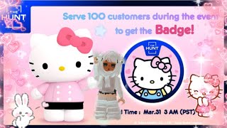 How to get the hello kitty hunt badge! (Easy)