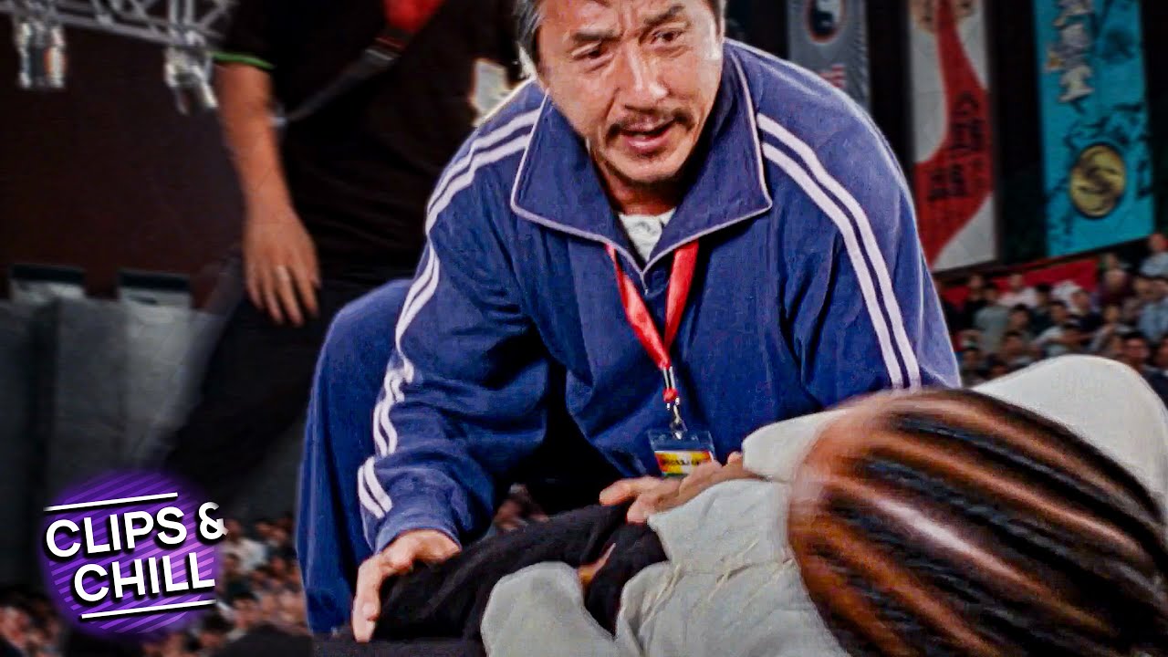 Illegal and Brutal Attack in the SemiFinals The Karate Kid Clips