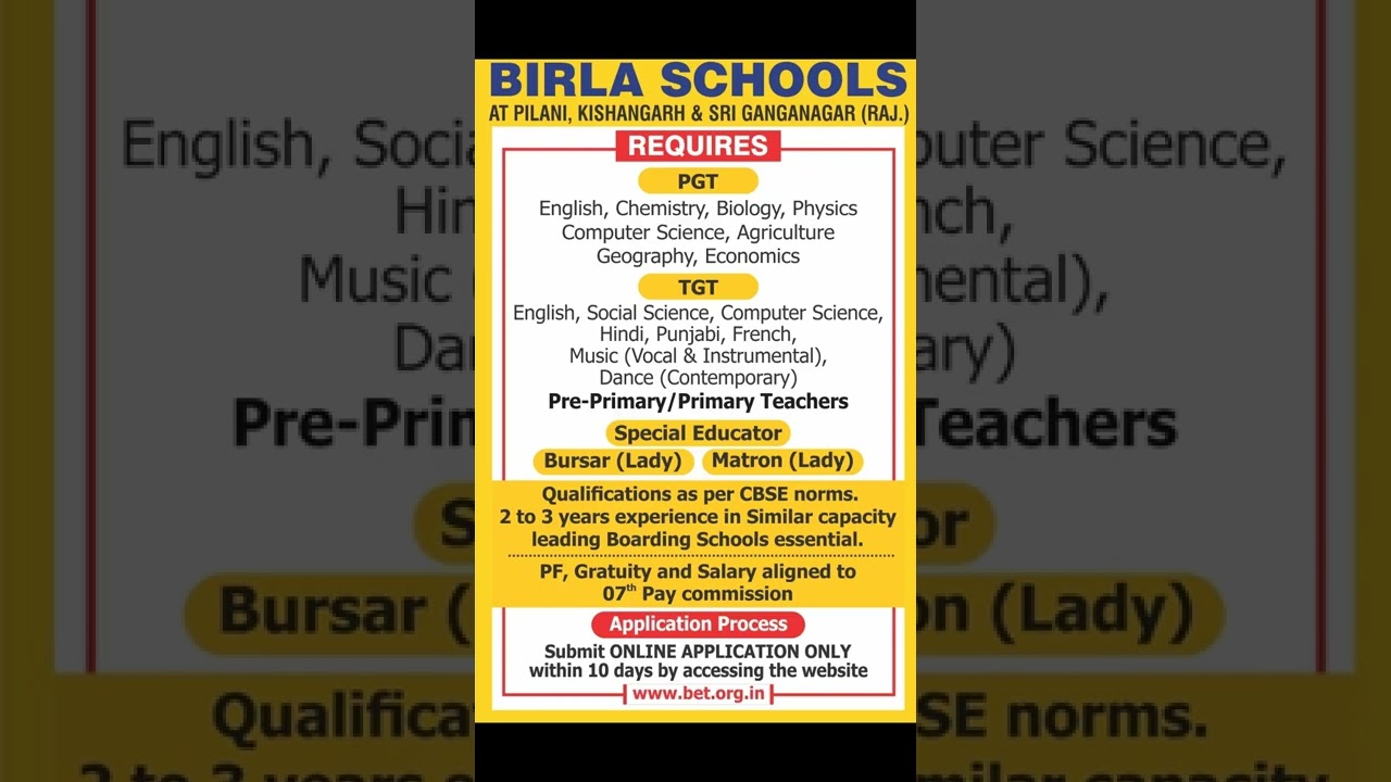 BIRLA SCHOOL RAJASTHAN 