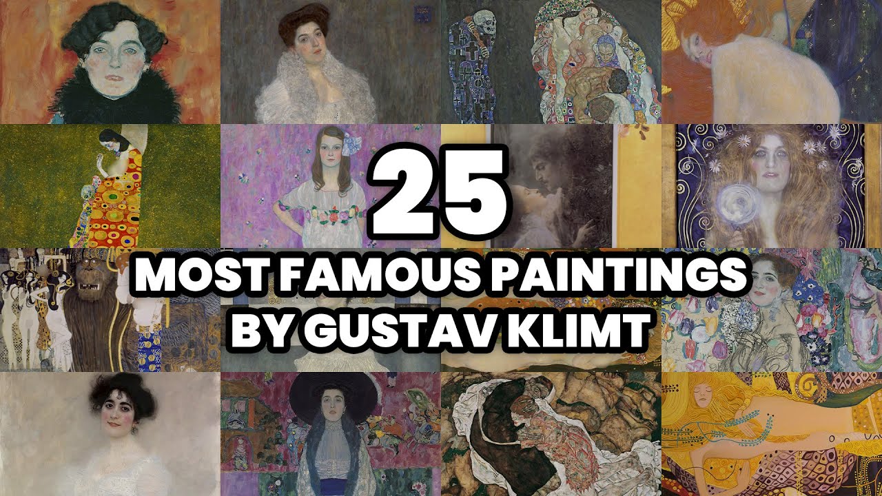 The 25 MOST FAMOUS PAINTINGS By GUSTAV KLIMT 2025 YouTube Maxresdefault