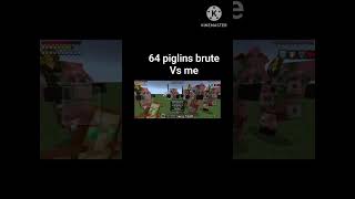 Piglins vs me fight #shorts #trending #viral