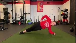 Side Plank with Split Stance - Tailored Strength