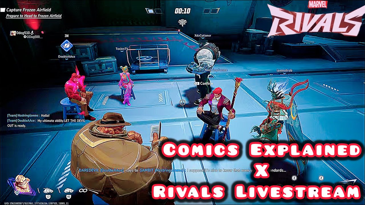 Marvel Rivals with @comics_explained quick Livestream!