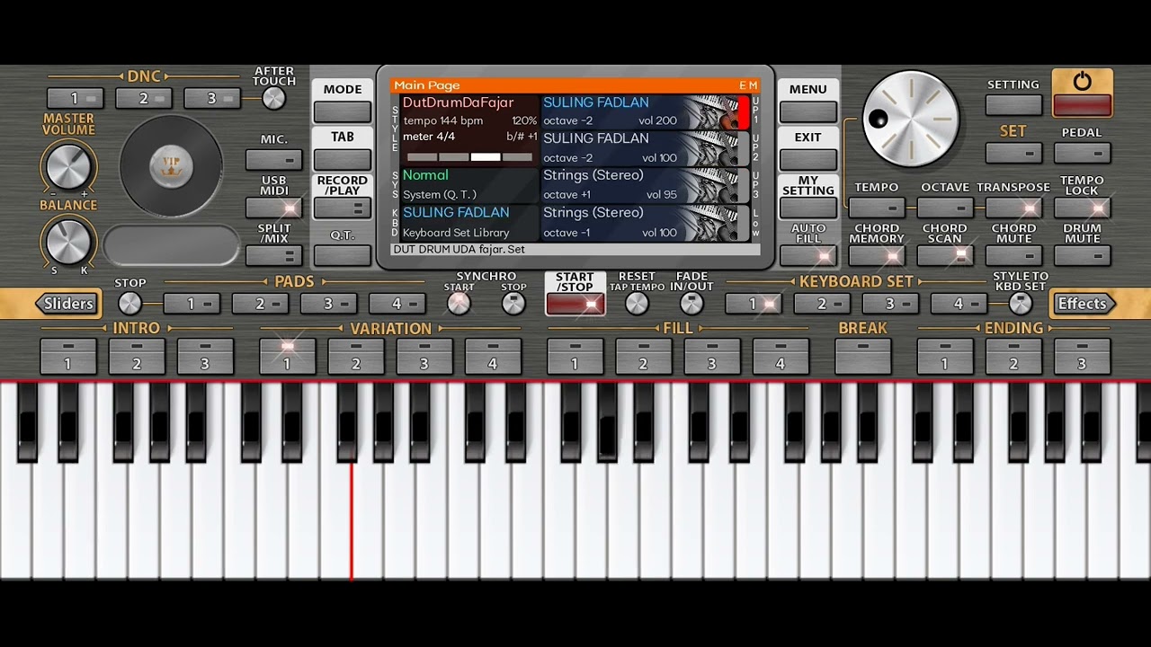 SET DUT DRUM UDA FAJAR || SURATAN BADAN || VERSI ORG 2023