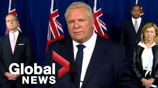 Coronavirus: Ford says more regions could be put back into Stage 2, York Region 'teetering' | FULL