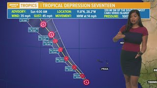 日曜熱帯地域最新情報：熱帯暴風雨ピーターと熱帯低気圧17について screenshot 5