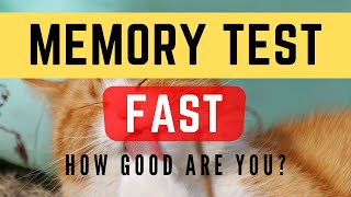 Memory Test #3 - Rapid Memory test