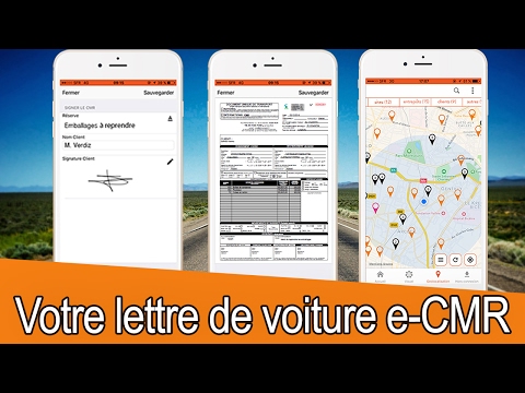 L'e-CMR connecté à votre TMS