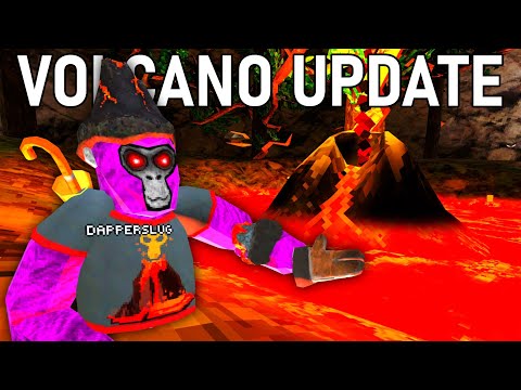 NEW Gorilla Tag VR VOLCANO UPDATE!!!